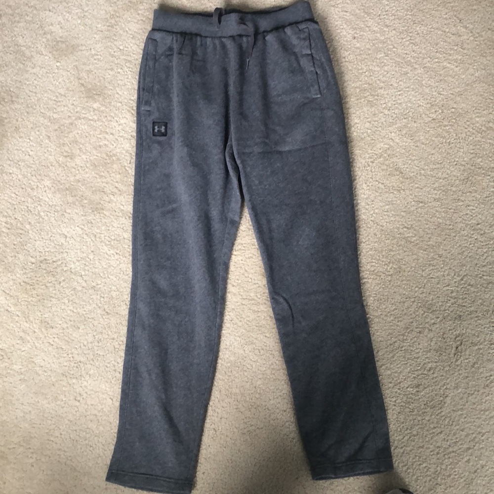 Gray Drawstring Under Armour Sweatpants - image 1